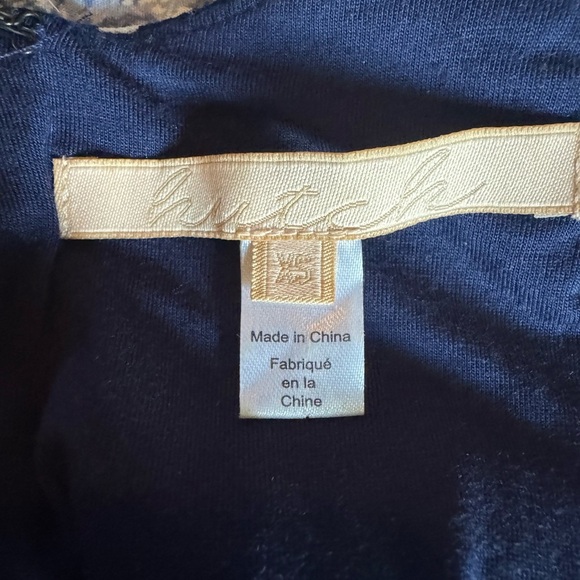 Anthropologie wrap Kinsley Hutch Striped Navy Dress - Picture 6 of 6